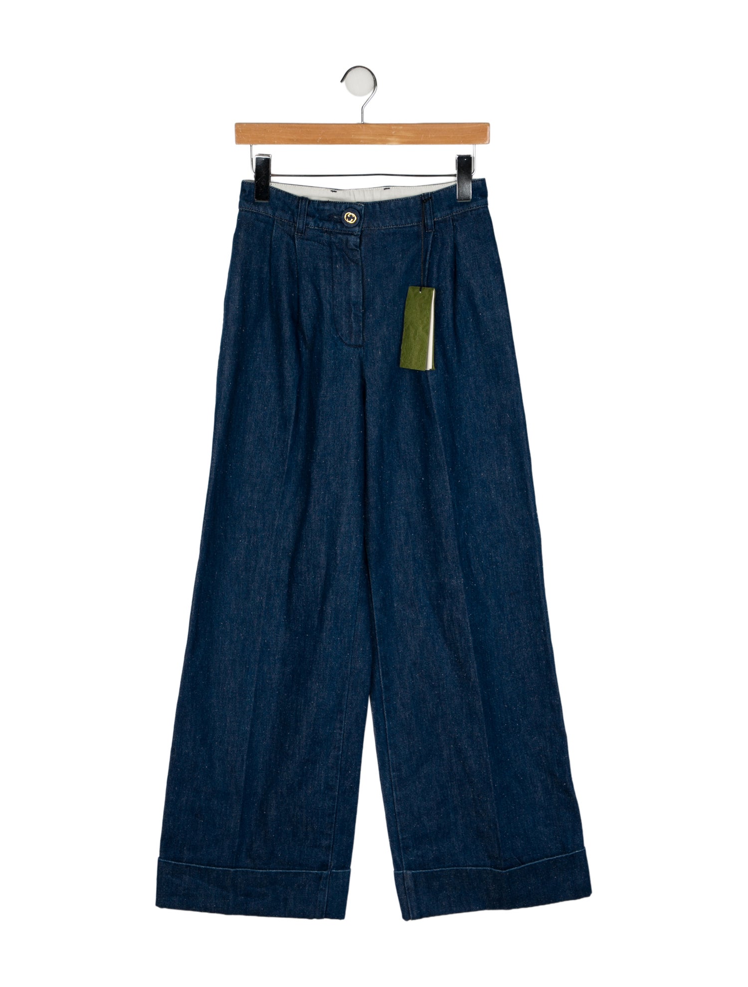 Gucci High-Rise Wide Leg Jeans