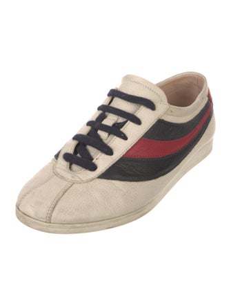 Gucci Sylvie Web Accent Leather Sneakers