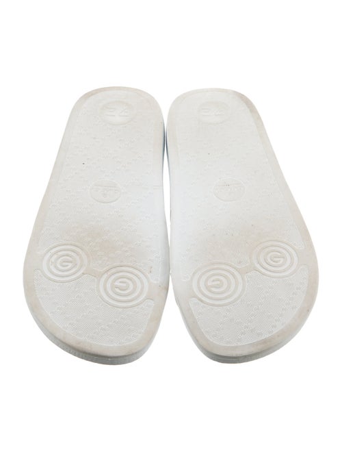 Gucci GG Rubber Slide Interlocking G Logo Slides