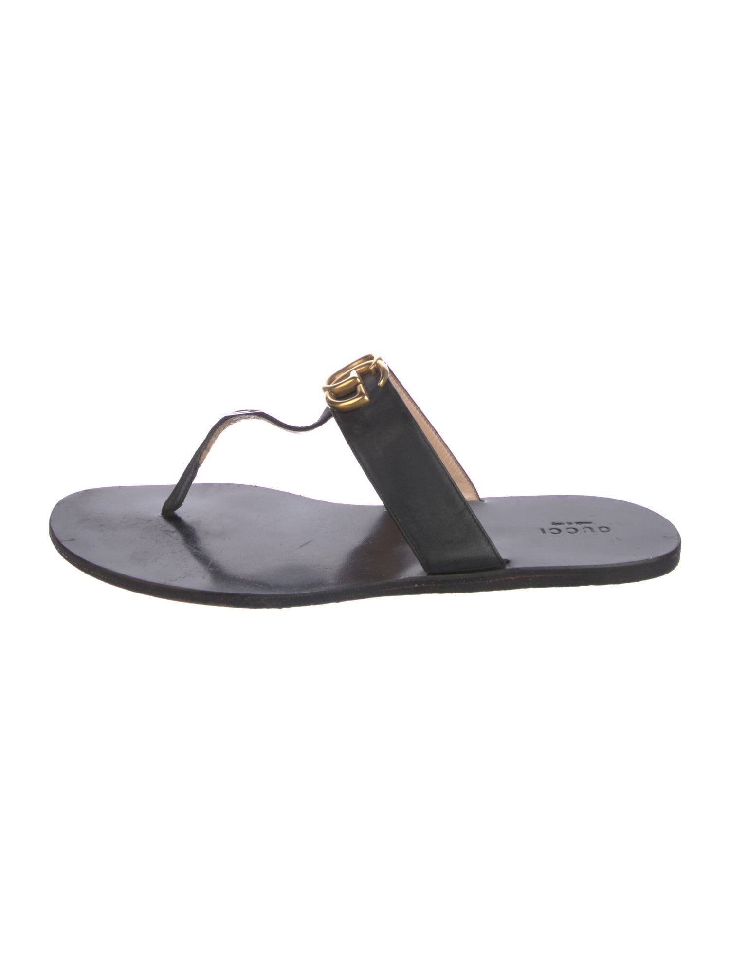 Gucci Leather Slides