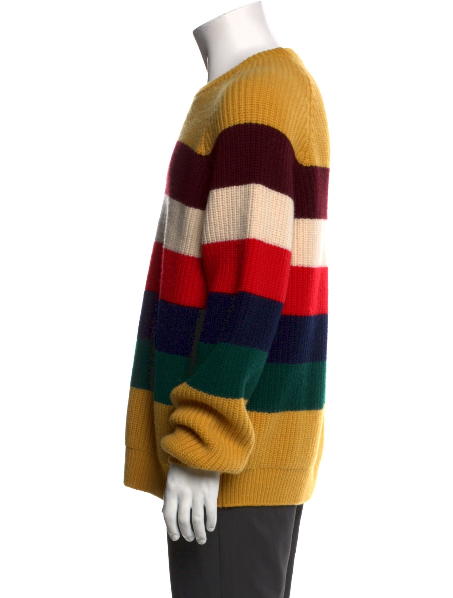 Gucci Wool Colorblock Pattern Pullover