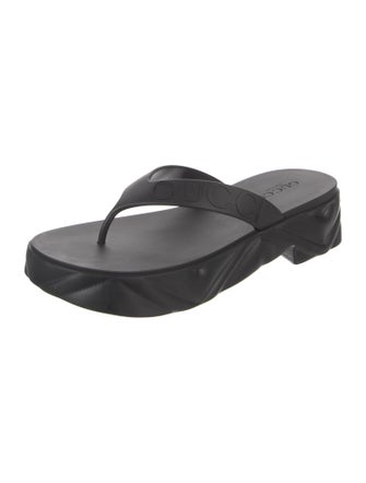 Gucci Rubber Flip Flops
