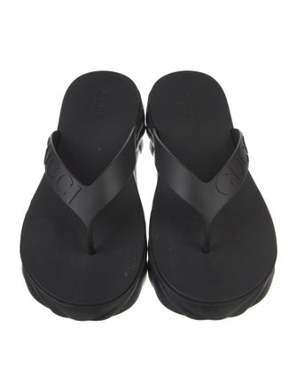 Gucci Rubber Flip Flops
