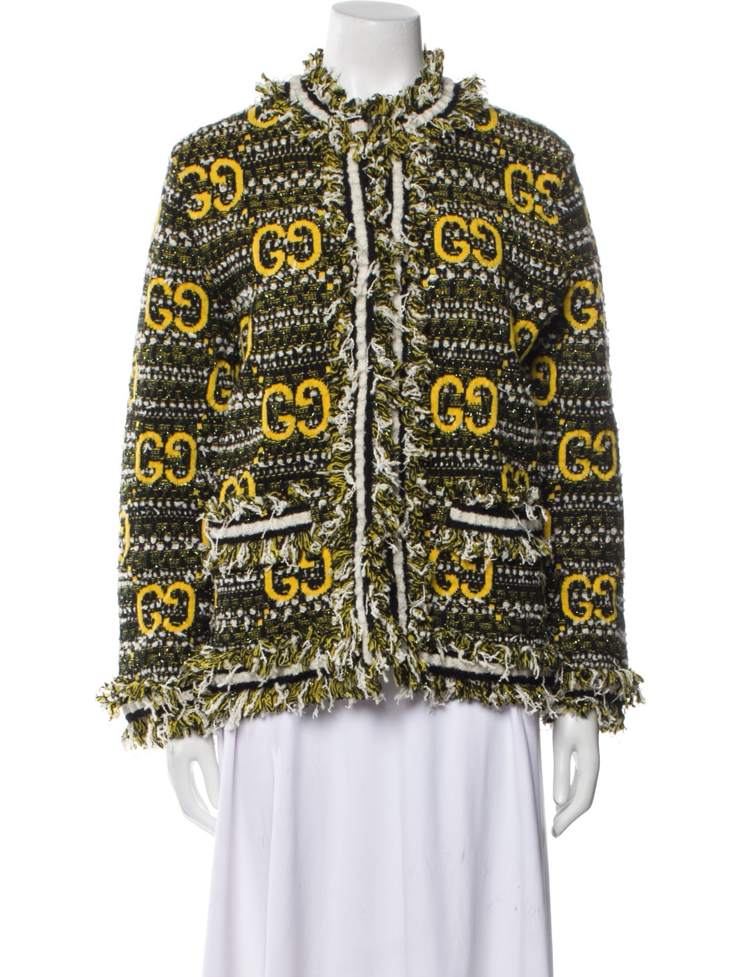 Gucci Wool Printed Jacket