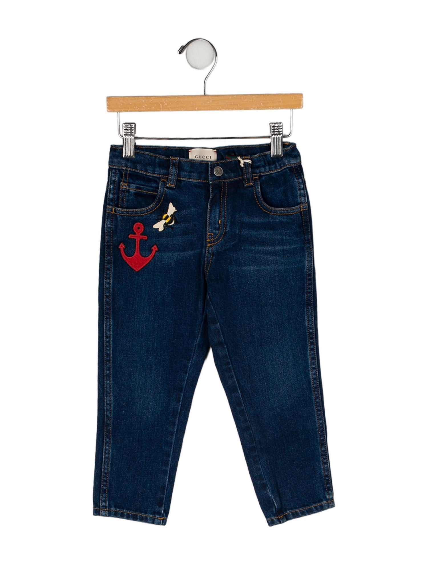 Gucci Toddler Boys' Embroidered Jeans w/Tags