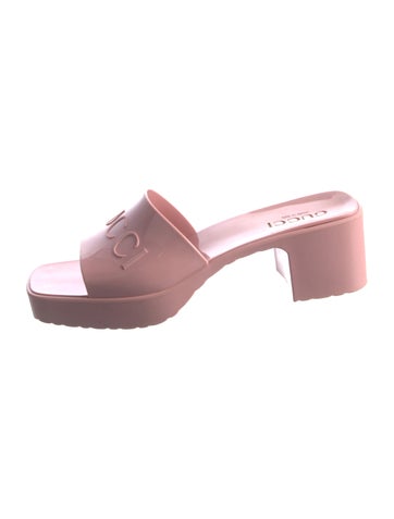 Gucci Sandals Rubber Slides IT 38 | 8