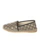 Gucci GG Supreme Leather Trim Embellishment Espadrilles