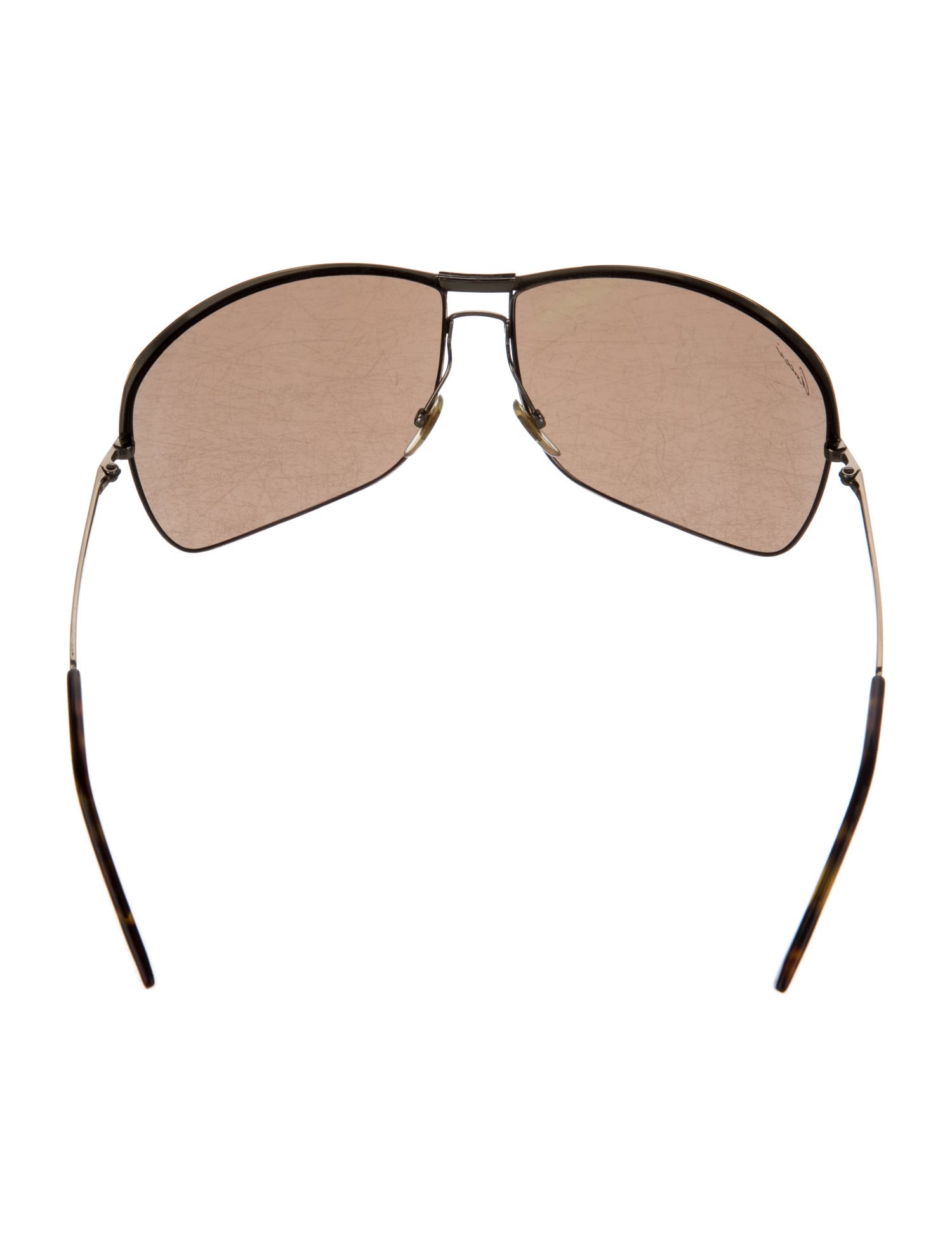Gucci 1955 Horsebit Accent Aviator Sunglasses