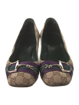 Gucci GG Canvas Canvas Pumps