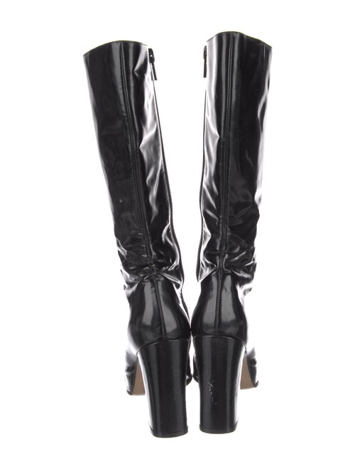 Gucci Horsebit Accent Patent Leather Boots