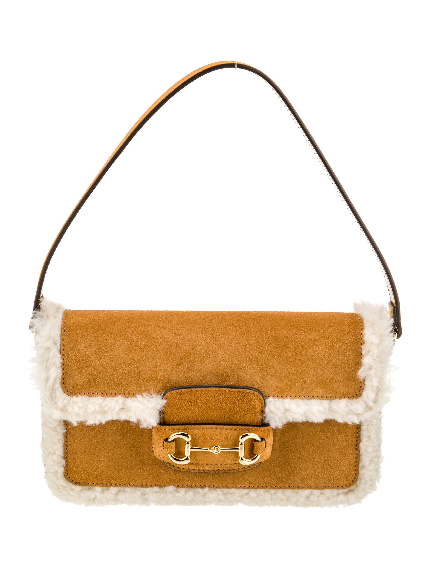 Gucci Suede Top Handle Bag