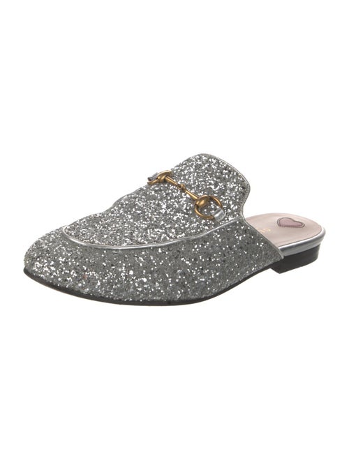 Gucci 1955 Horsebit Accent Glitter Mules