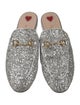 Gucci 1955 Horsebit Accent Glitter Mules