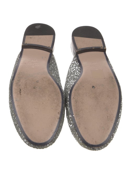 Gucci 1955 Horsebit Accent Glitter Mules