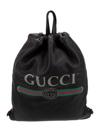 Gucci Web Logo Drawstring