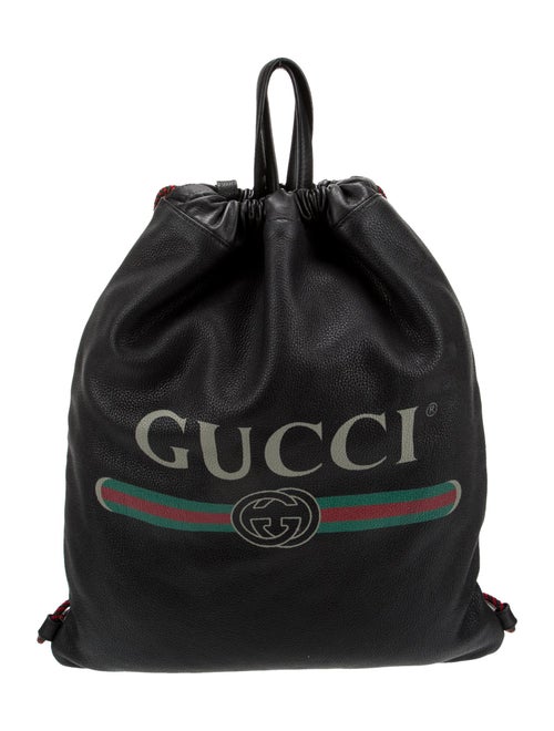 Gucci Web Logo Drawstring