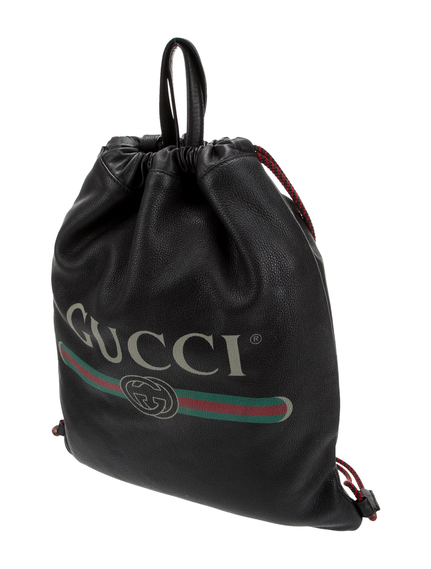 Gucci Web Logo Drawstring