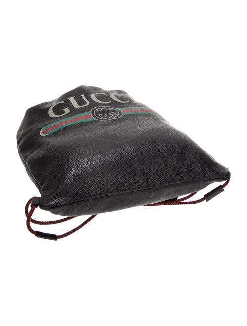 Gucci Web Logo Drawstring