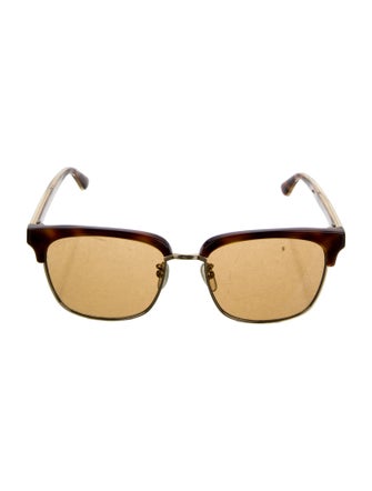 Gucci Web Accent Square Sunglasses