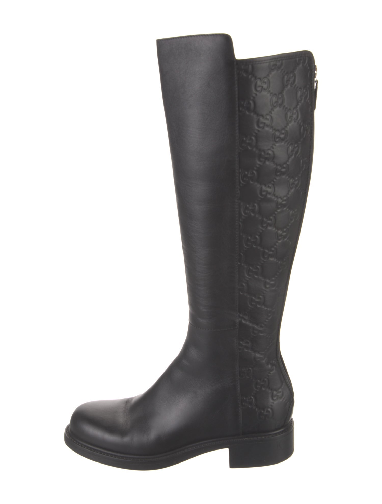 Gucci Leather Riding Boots