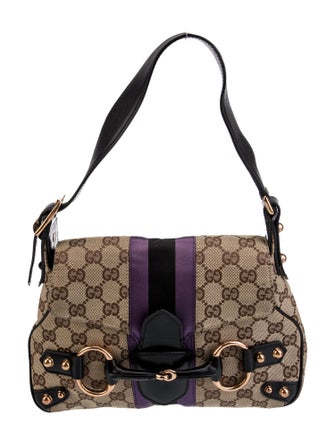 Gucci GG Canvas Horsebit Chain