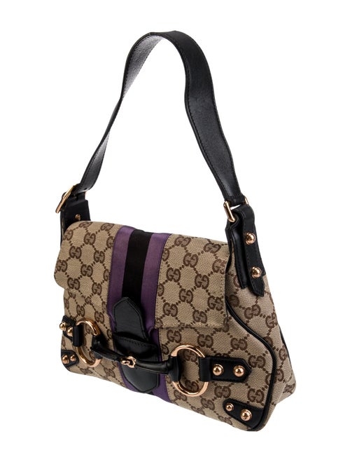 Gucci GG Canvas Horsebit Chain