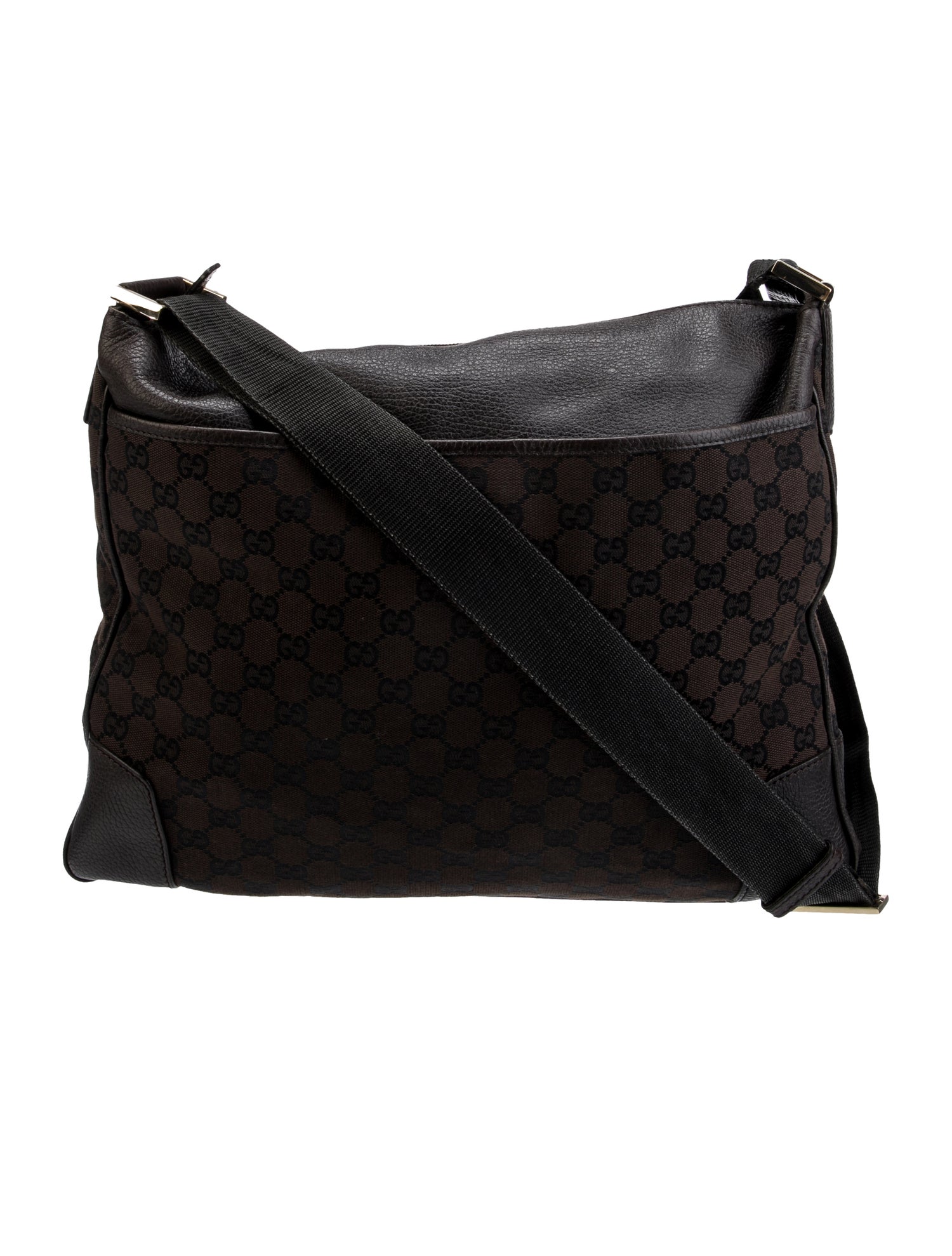 Bottega Veneta Intrecciato Messenger Bag Vintage - Brown
