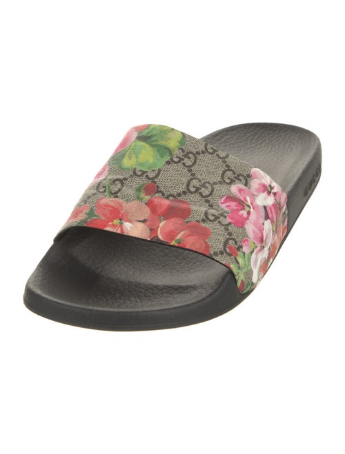 Gucci Blooms Print Slides