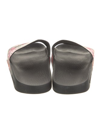 Gucci Blooms Print Slides