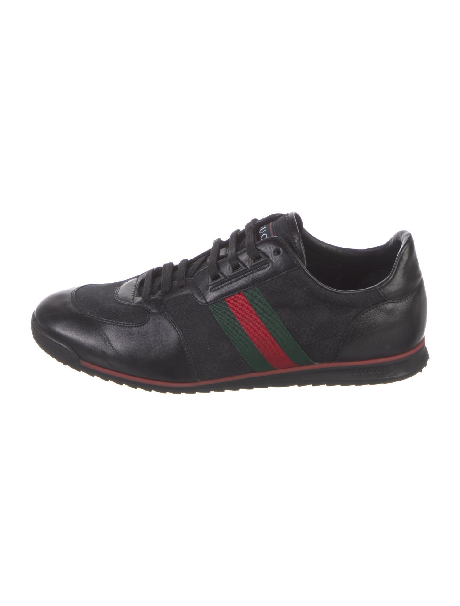 Gucci GG Canvas Leather Sneakers