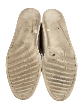 Gucci GG Imprimé Leather Hiking Boots