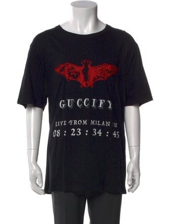 Gucci Web Accent Graphic Print T-Shirt