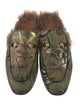 Gucci Horsebit Accent Printed Slippers