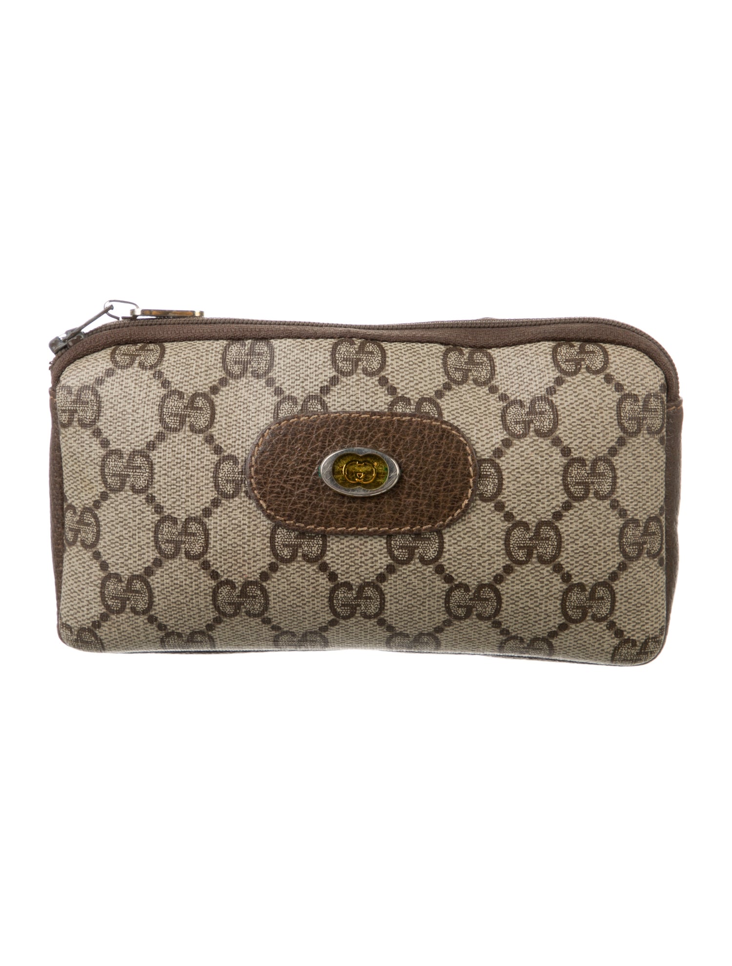 Gucci Coated Canvas Cosmetic Bag