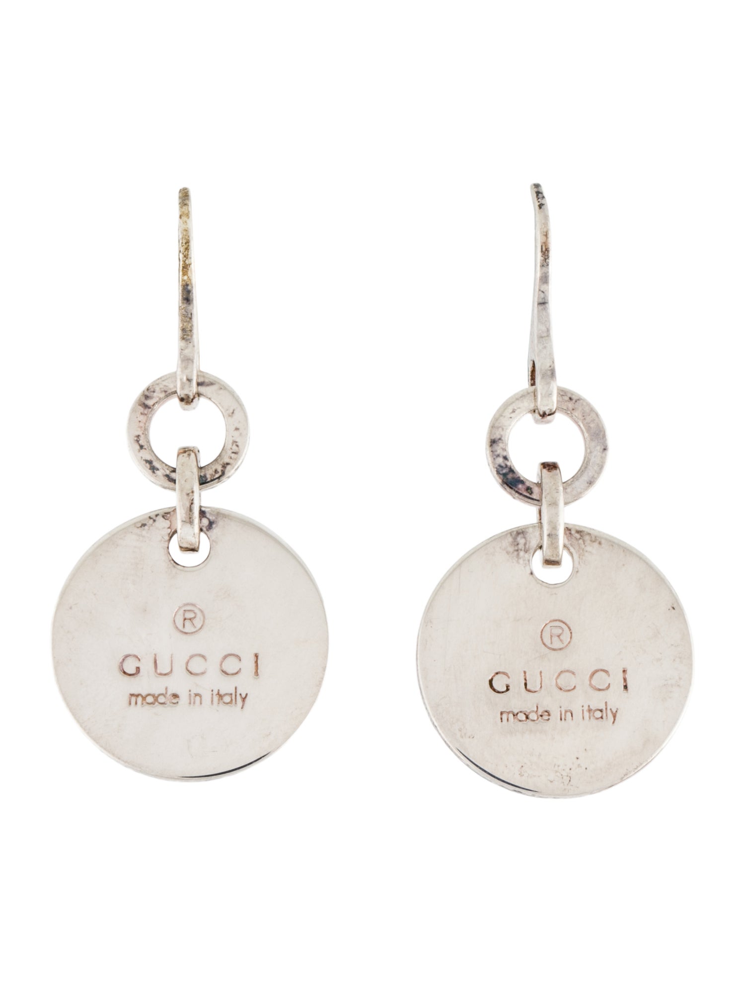 Gucci Trademark Circle Drop Earrings