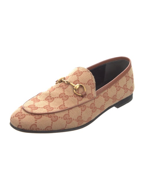 Gucci Jordaan GG Canvas Loafers