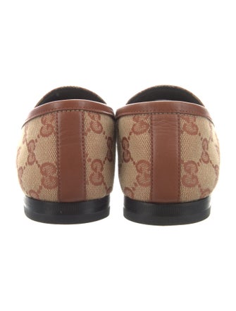 Gucci Jordaan GG Canvas Loafers