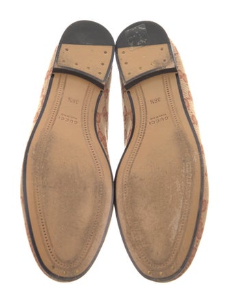 Gucci Jordaan GG Canvas Loafers