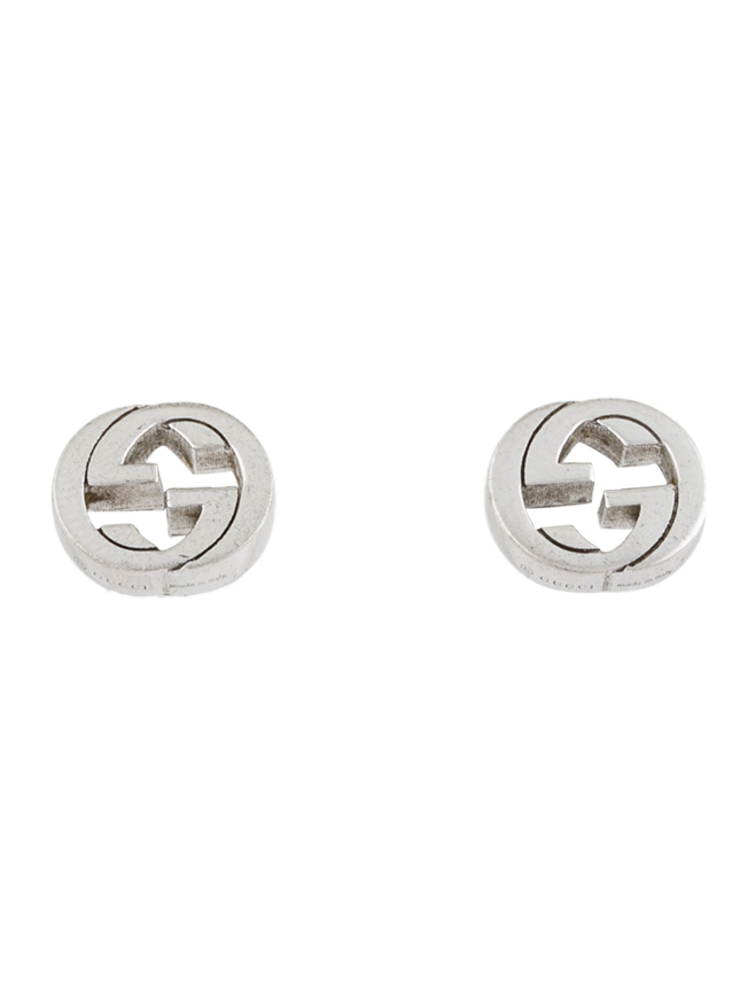 Gucci Interlocking G Stud Earrings