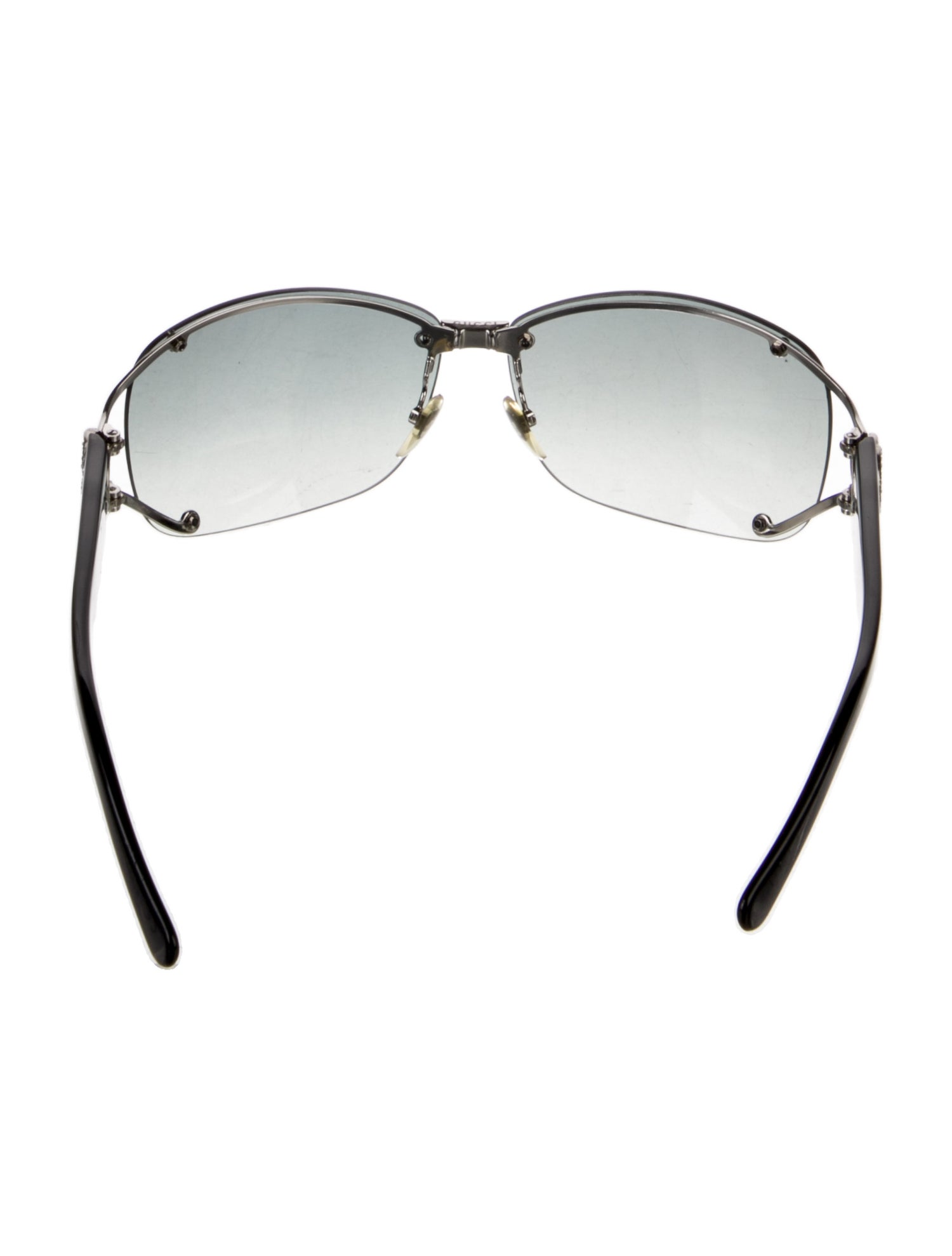Gucci Interlocking G Logo Shield Sunglasses