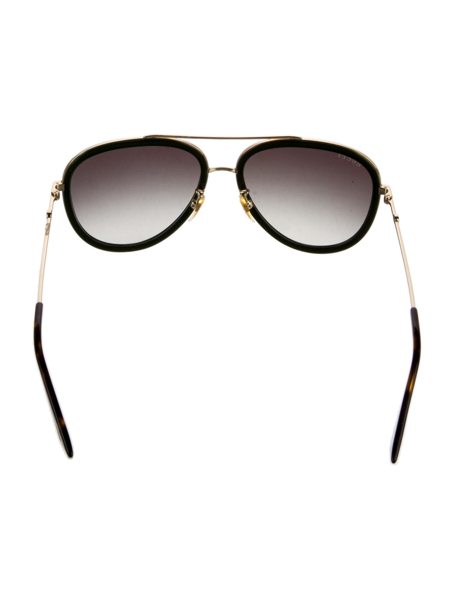 Gucci Web Accent Aviator Sunglasses