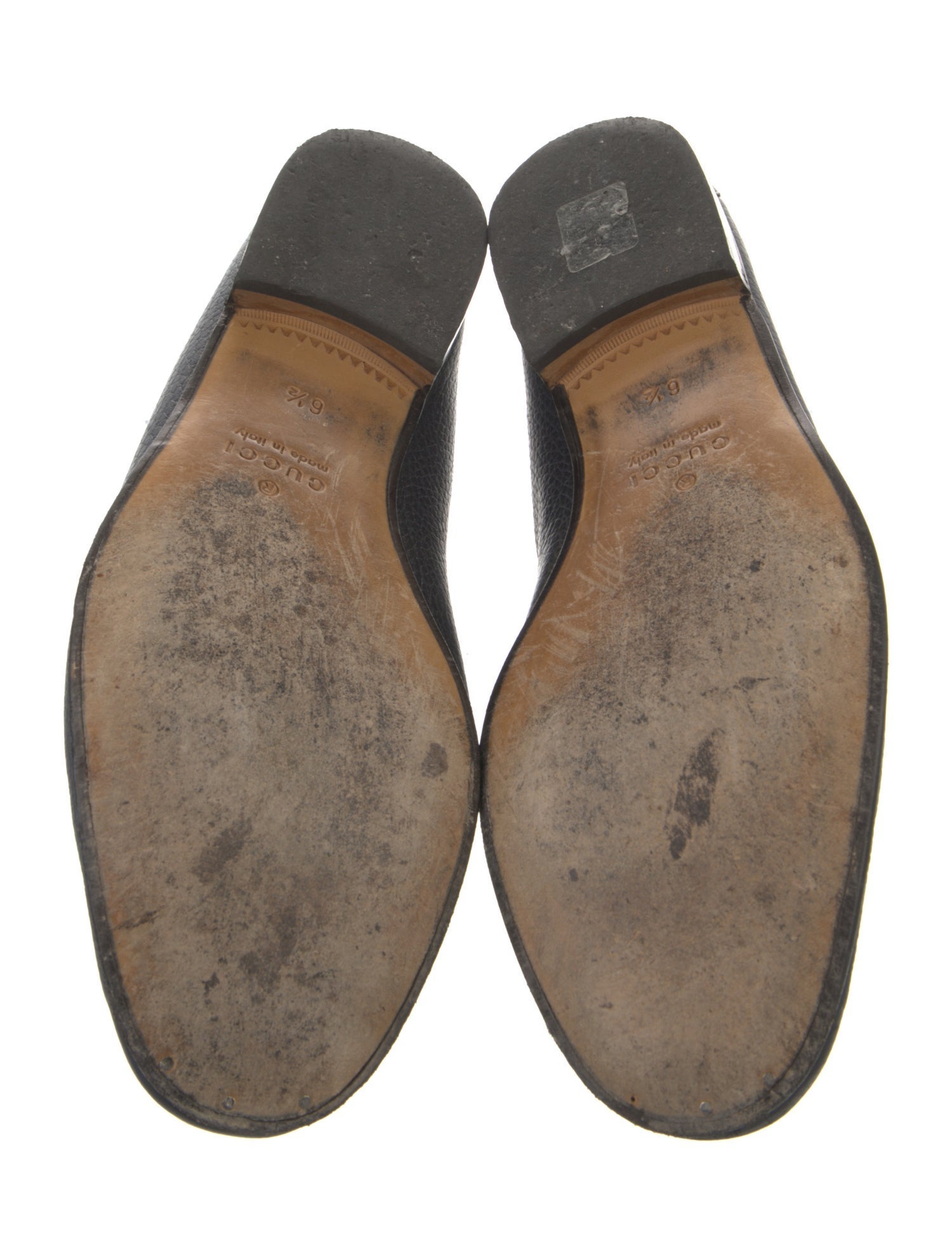 Gucci Horsebit Accent Leather Loafers