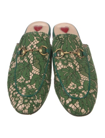 Gucci Princetown Horsebit Accent Mules