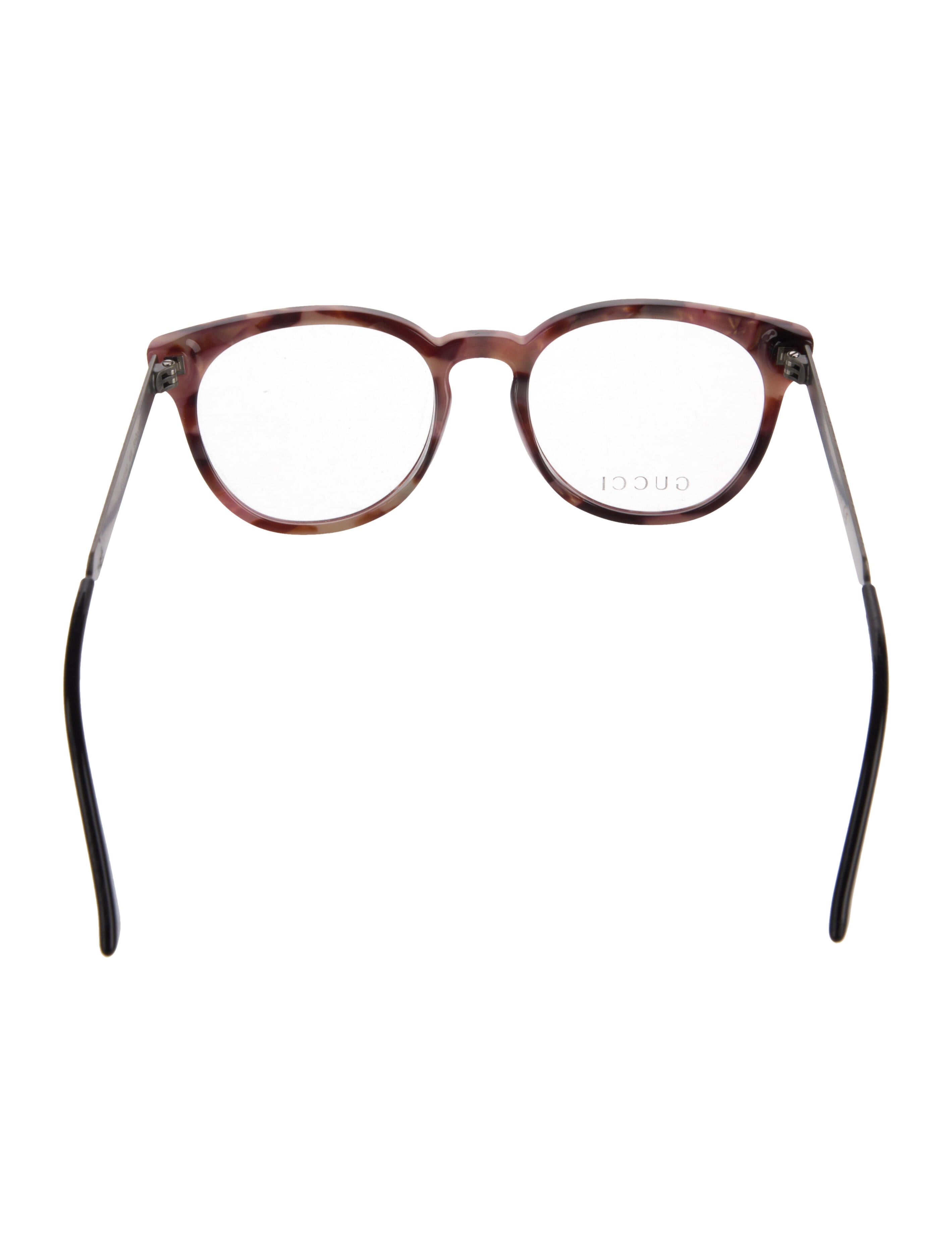 Gucci Interlocking G Logo Round Eyeglasses