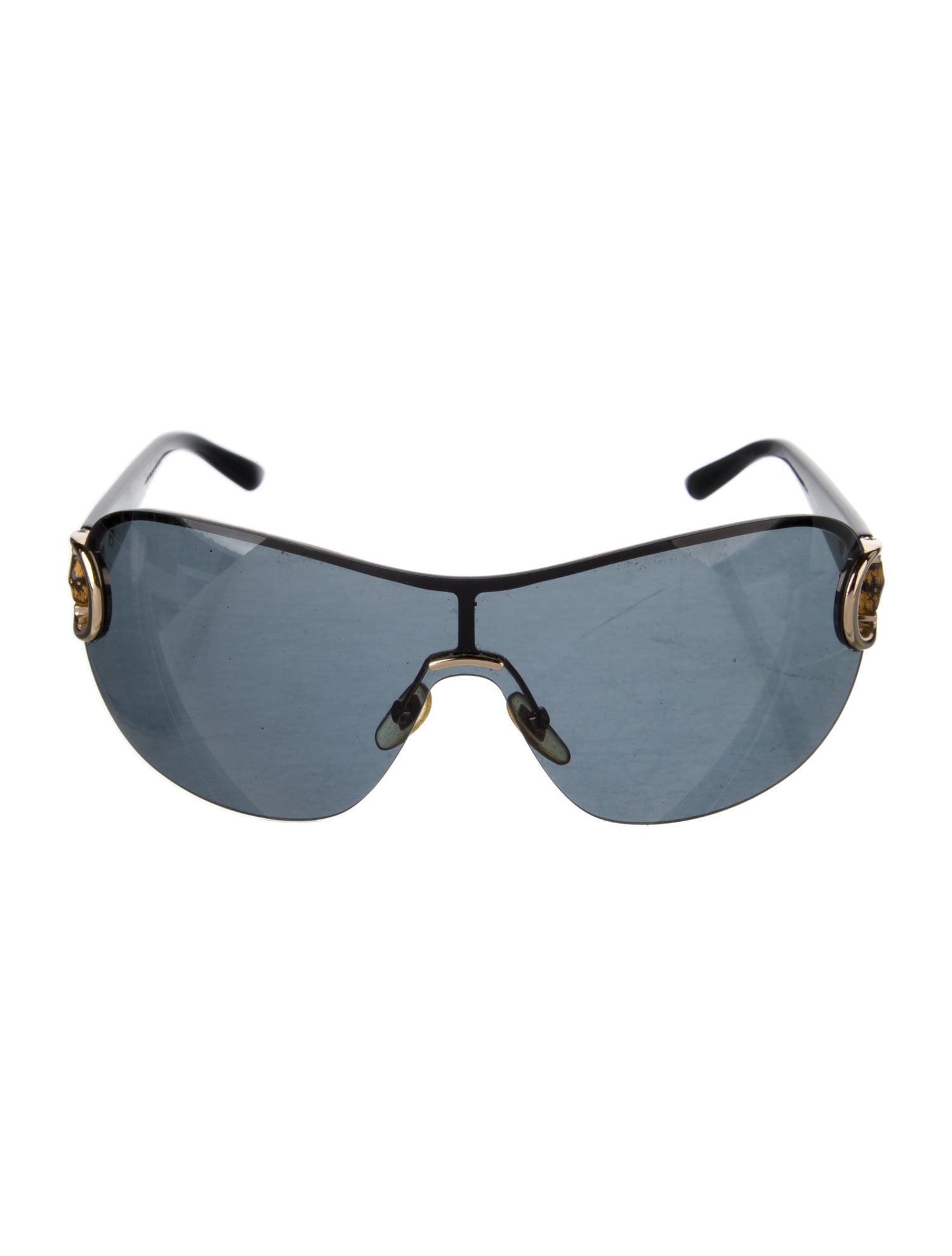 Gucci Shield Tinted Sunglasses