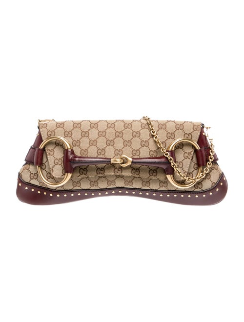 Gucci GG Canvas Horsebit Chain
