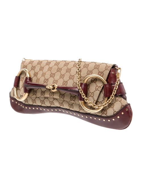 Gucci GG Canvas Horsebit Chain