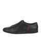 Gucci Web Accent Leather Sneakers