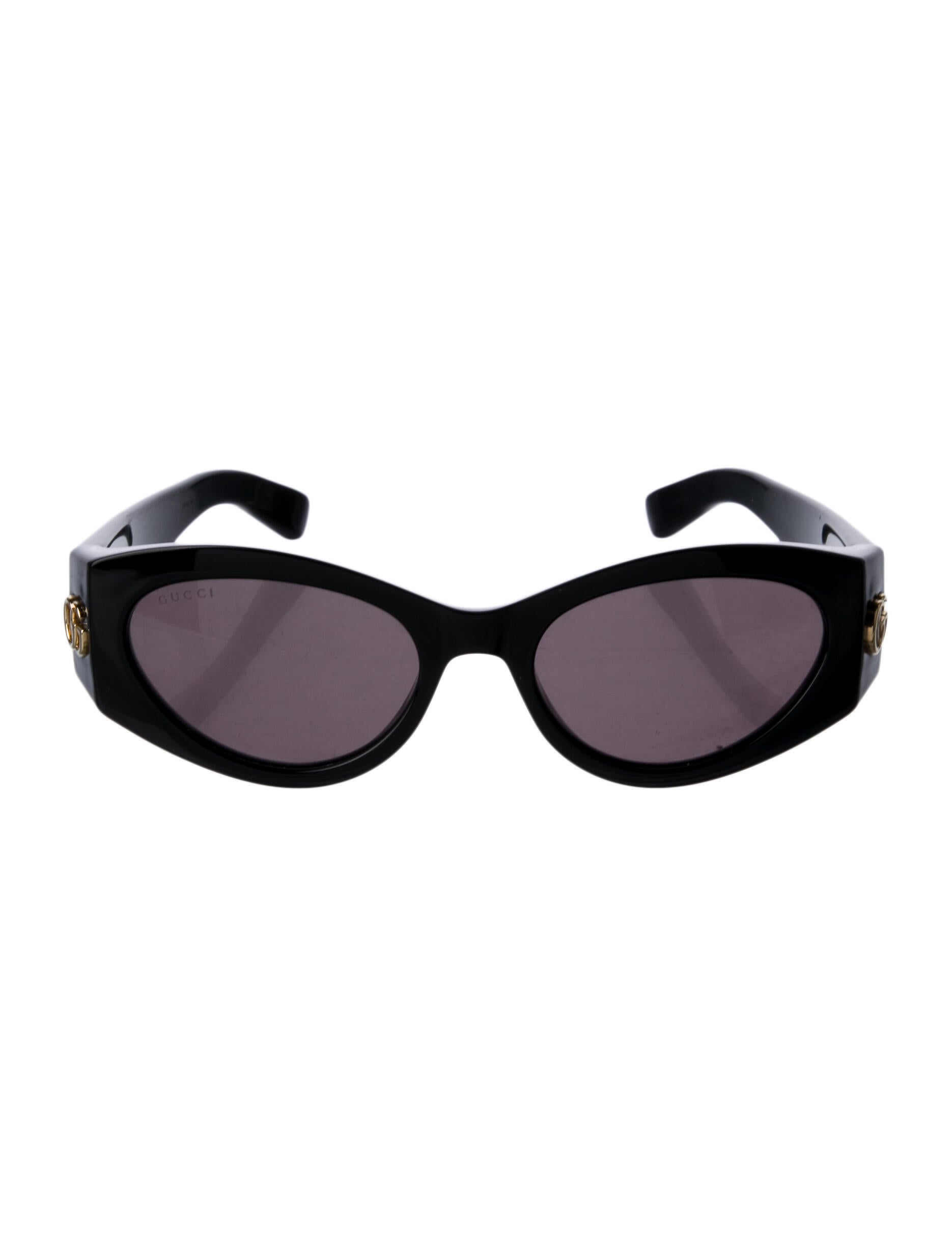 Gucci Double G Logo Cat-Eye Sunglasses