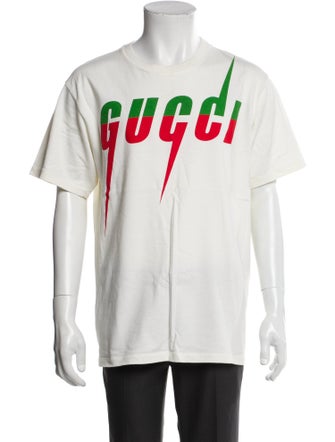 Gucci Graphic Print Crew Neck T-Shirt